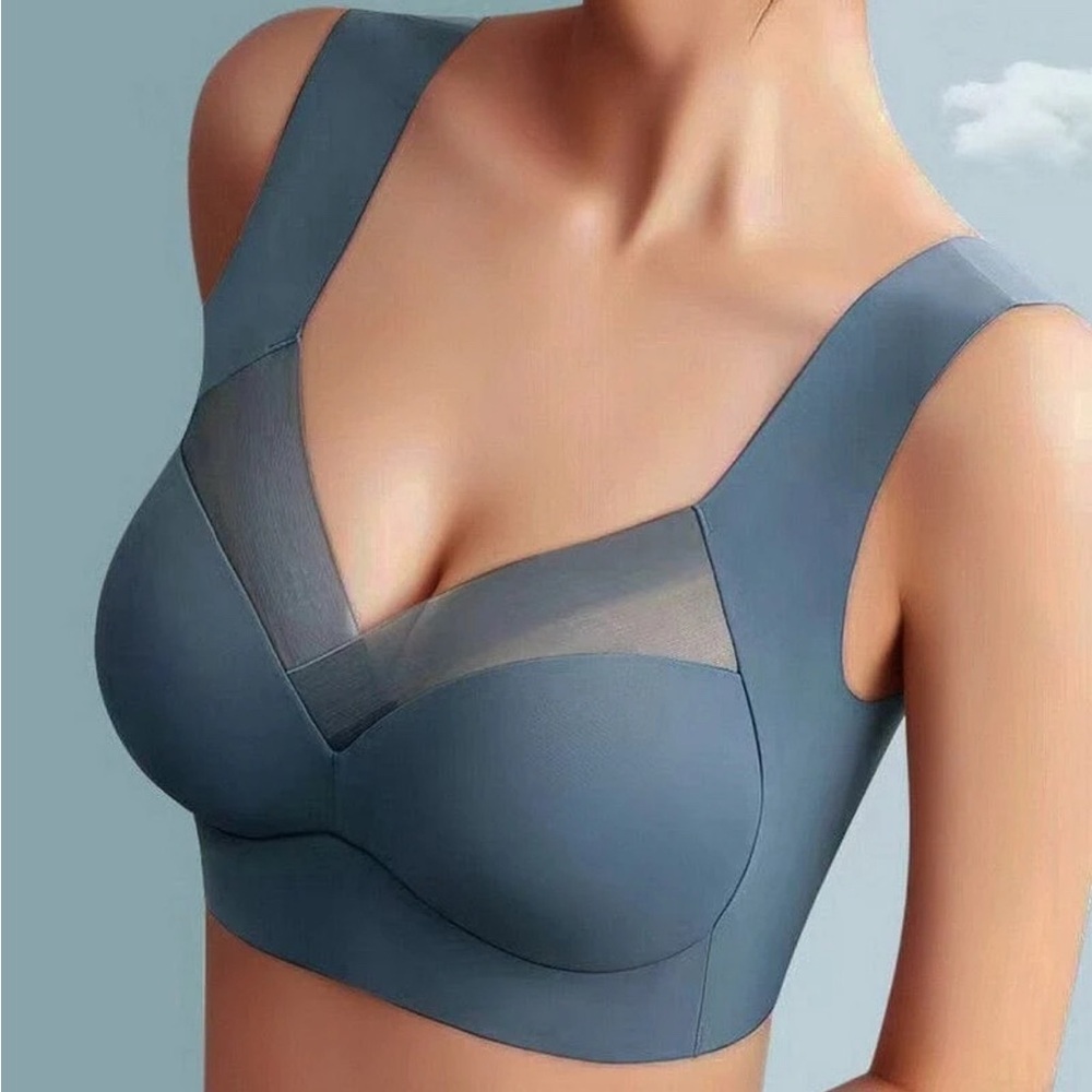 Seamless Pewter Gray Super Slim Bralette